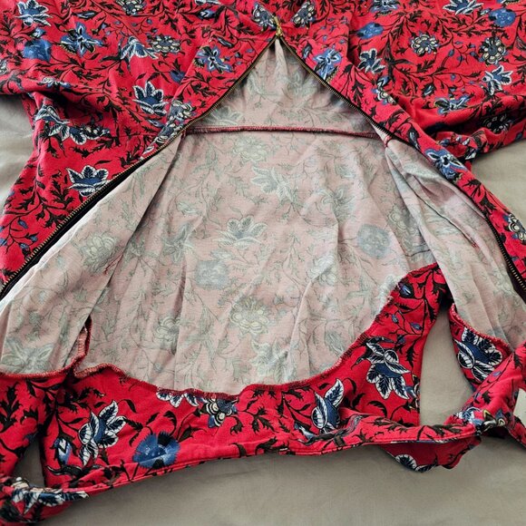 Plus Size ModCloth Red Floral A-Line Dress - Picture 11 of 15